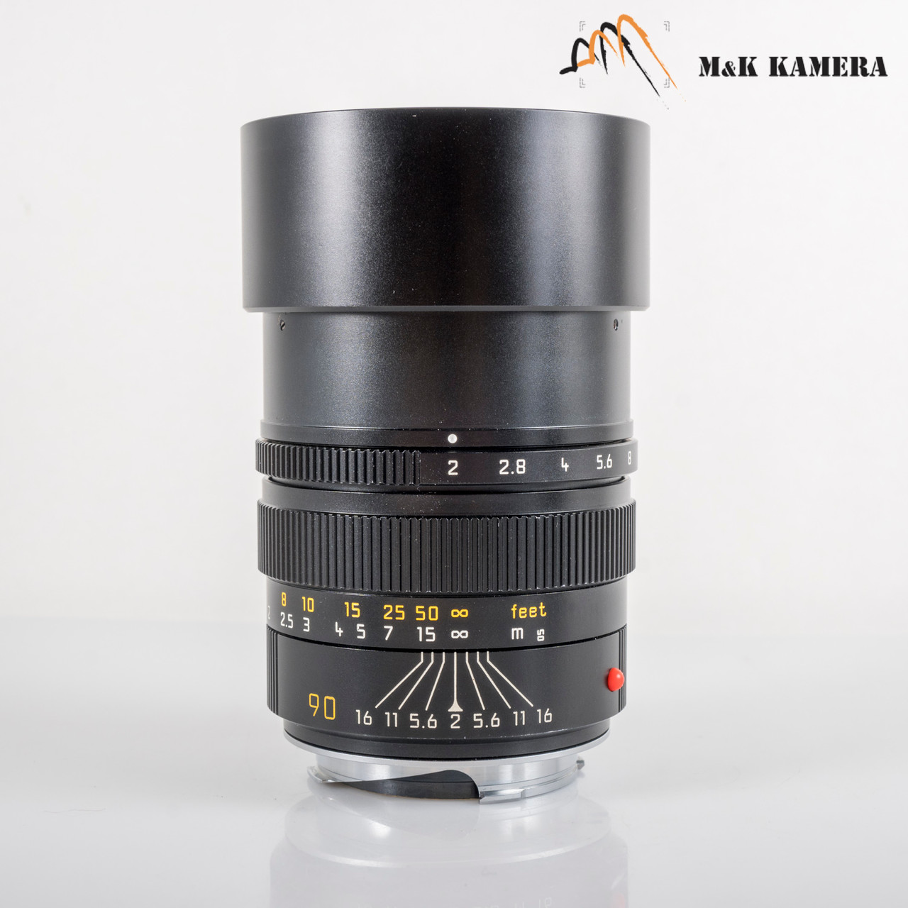 Leica Summicron-M 90mm/F2.0 E55 Pre-Asph/ Ver.II Black Lens Yr