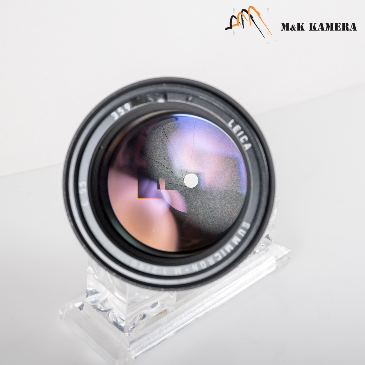 Leica Summicron-M 90mm/F2.0 E55 Pre-Asph/ Ver.II Black Lens Yr