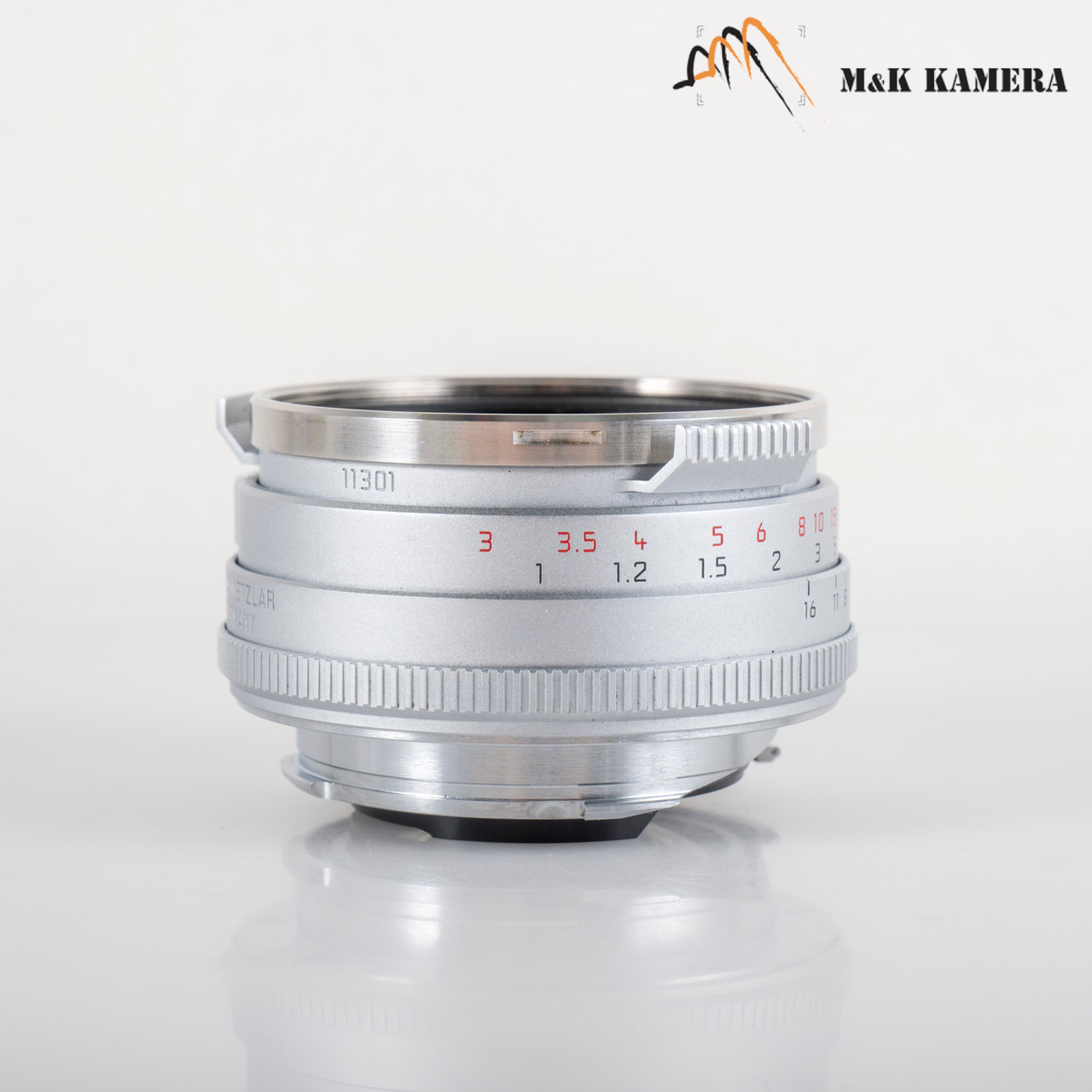 Leica Summilux-M 35mm F/1.4 E46 Steel Rim 2022 Silver Lens Germany