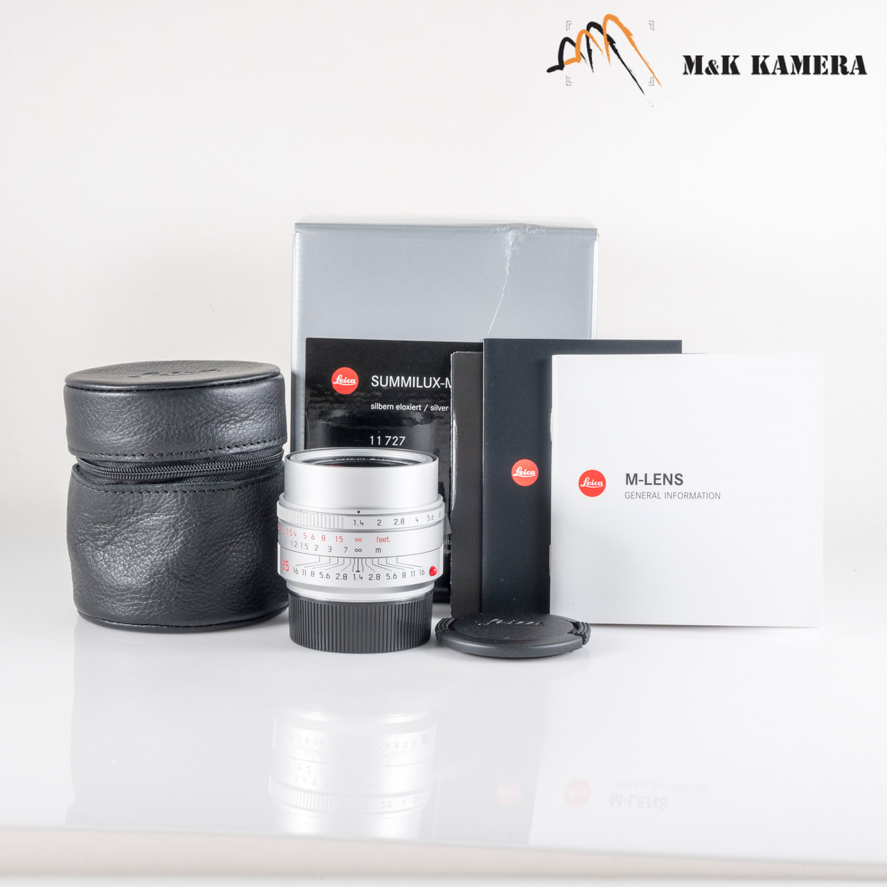 Leica Summilux-M 35mm F/1.4 E46 ASPH/ FLE II Silver Lens Germany