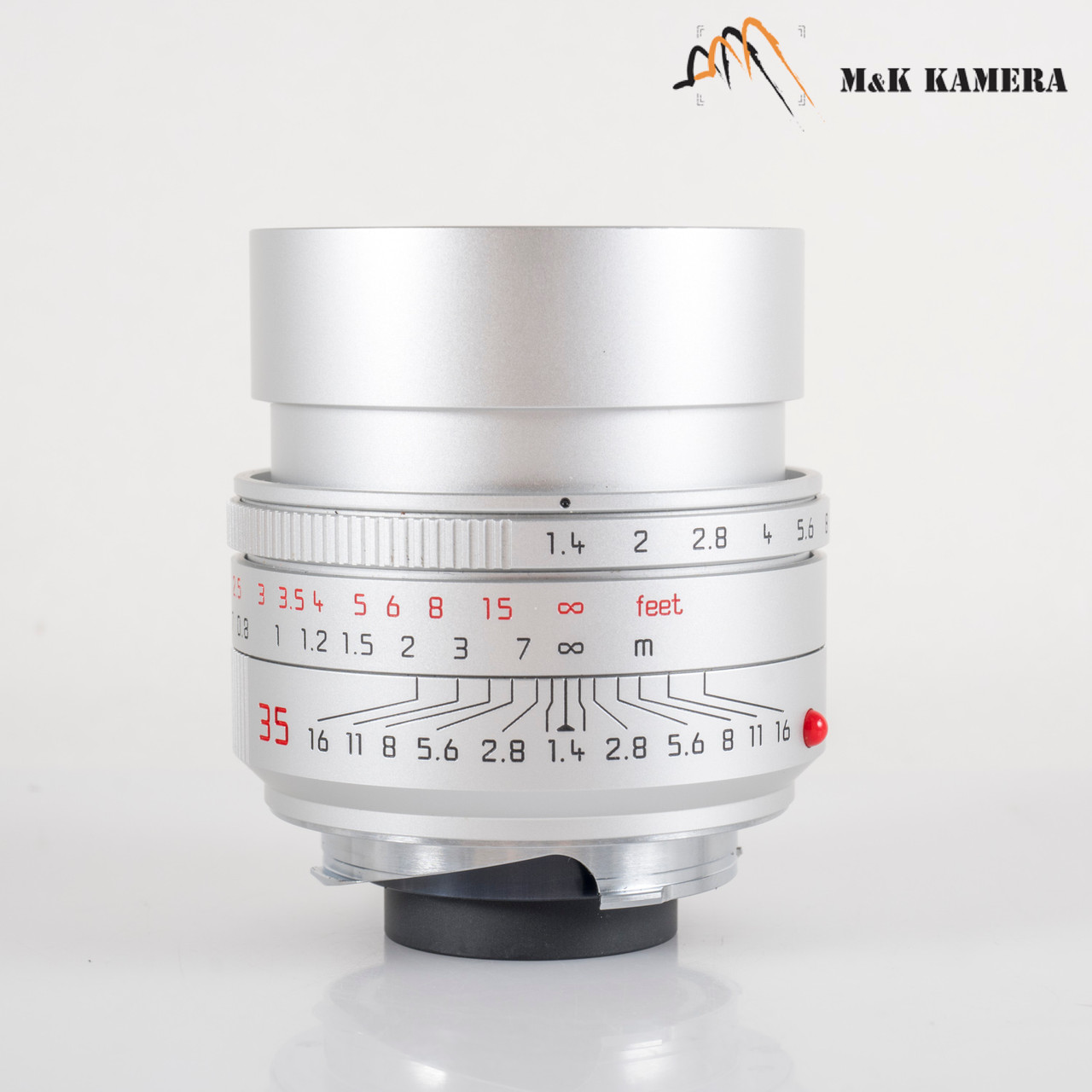 Leica Summilux-M 35mm F/1.4 E46 ASPH/ FLE II Silver Lens Germany