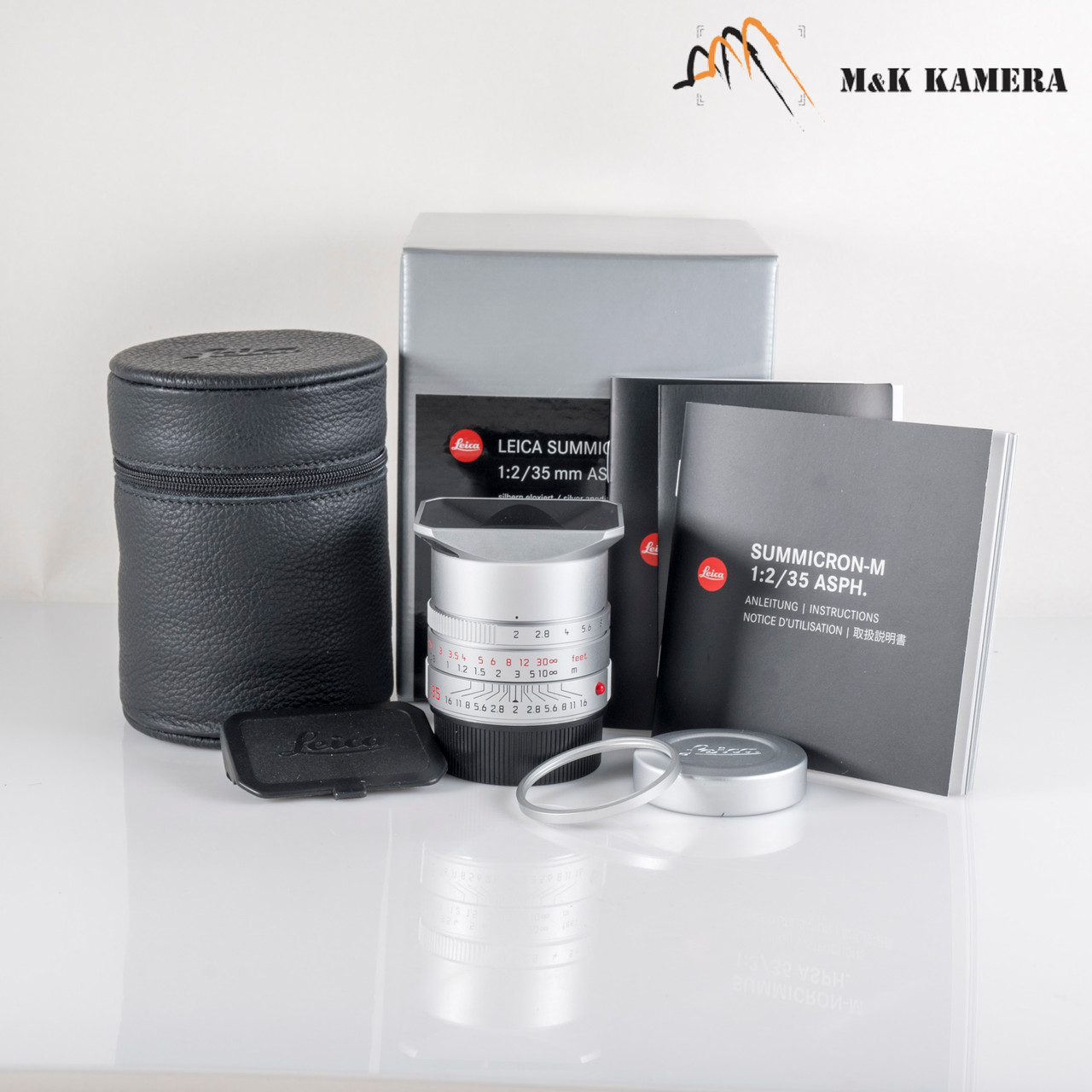 Leica Summicron-M 35mm F/2.0 ASPH V2 Silver Lens Germany 11674