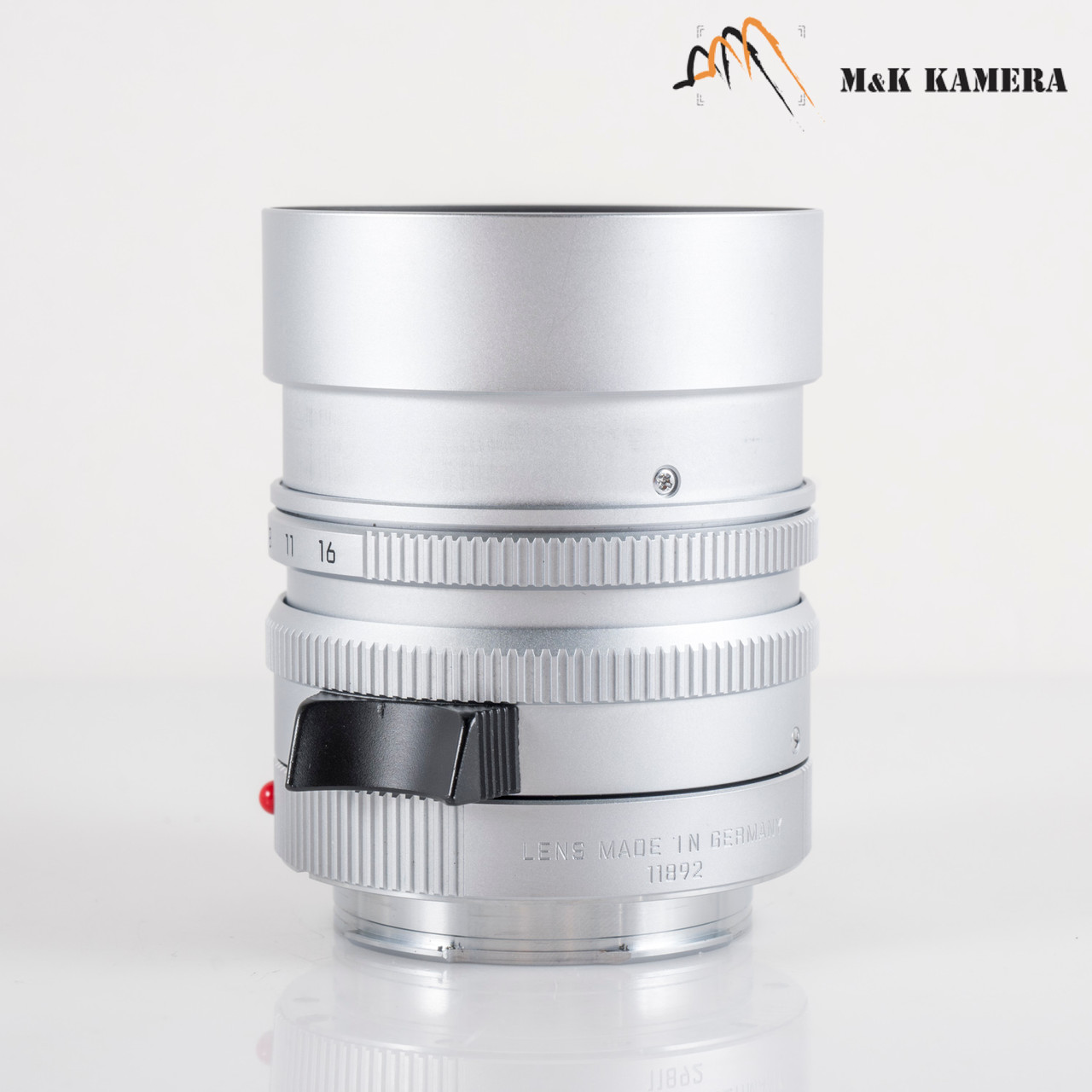 Leica Summilux-M 50mm F/1.4 E46 ASPH Silver Lens Germany 11892
