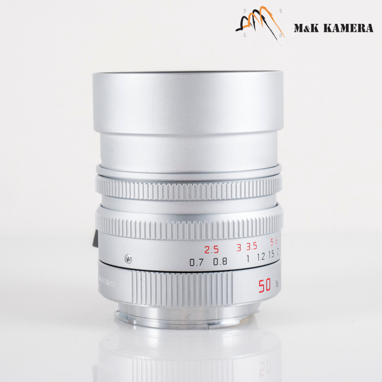 Leica Summilux-M 50mm F/1.4 E46 ASPH Silver Lens Germany 11892