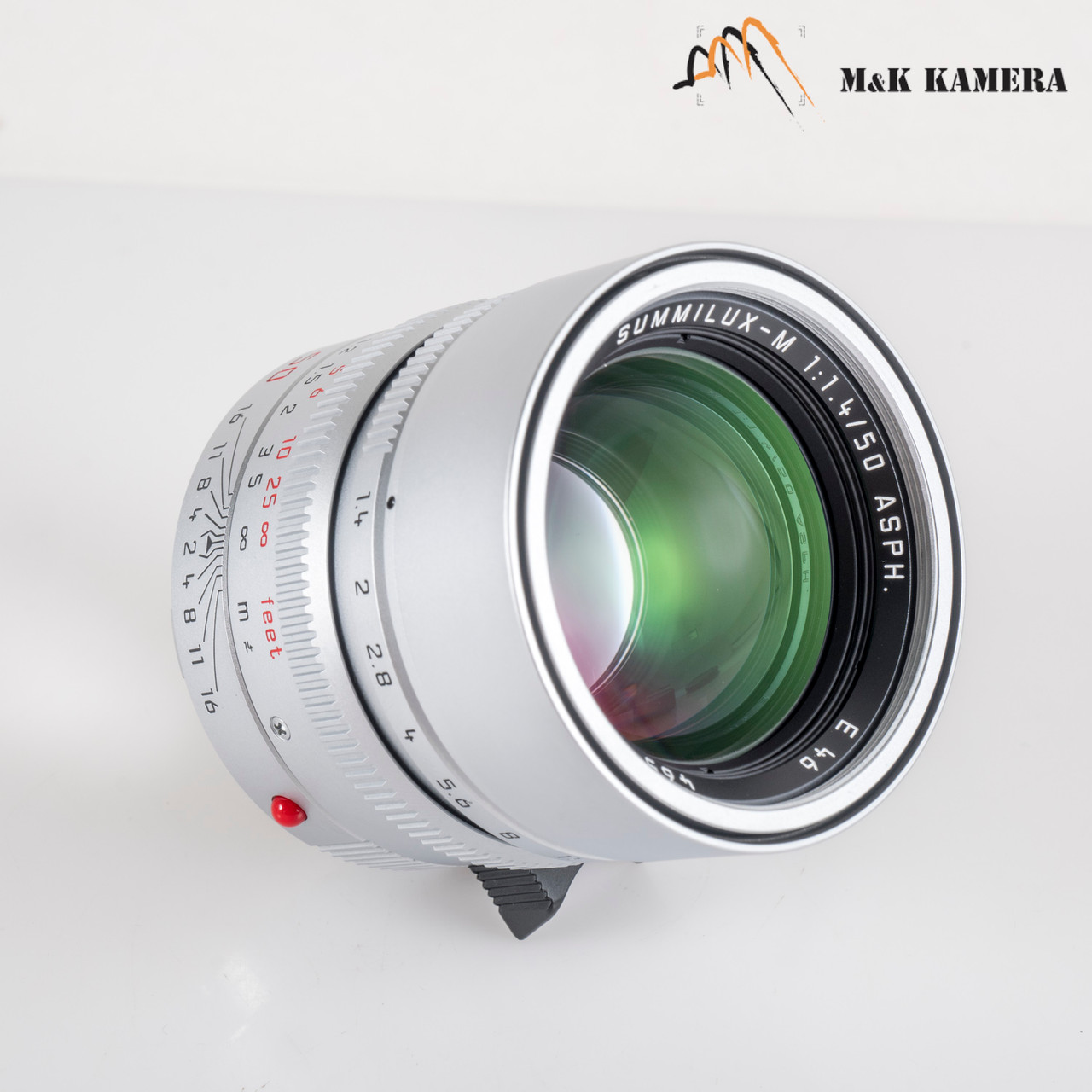Leica Summilux-M 50mm F/1.4 E46 ASPH Silver Lens Germany 11892
