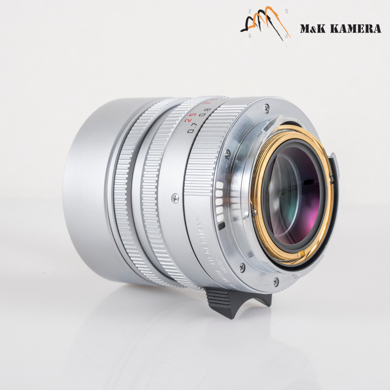 Leica Summilux-M 50mm F/1.4 E46 ASPH Silver Lens Germany 11892