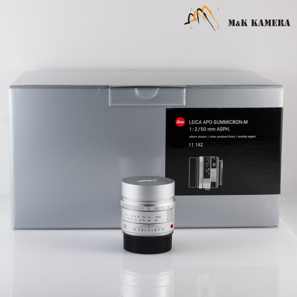 Leica APO-Summicron-M 50mm/F2.0 Silver Lens Germany #142 - M & K