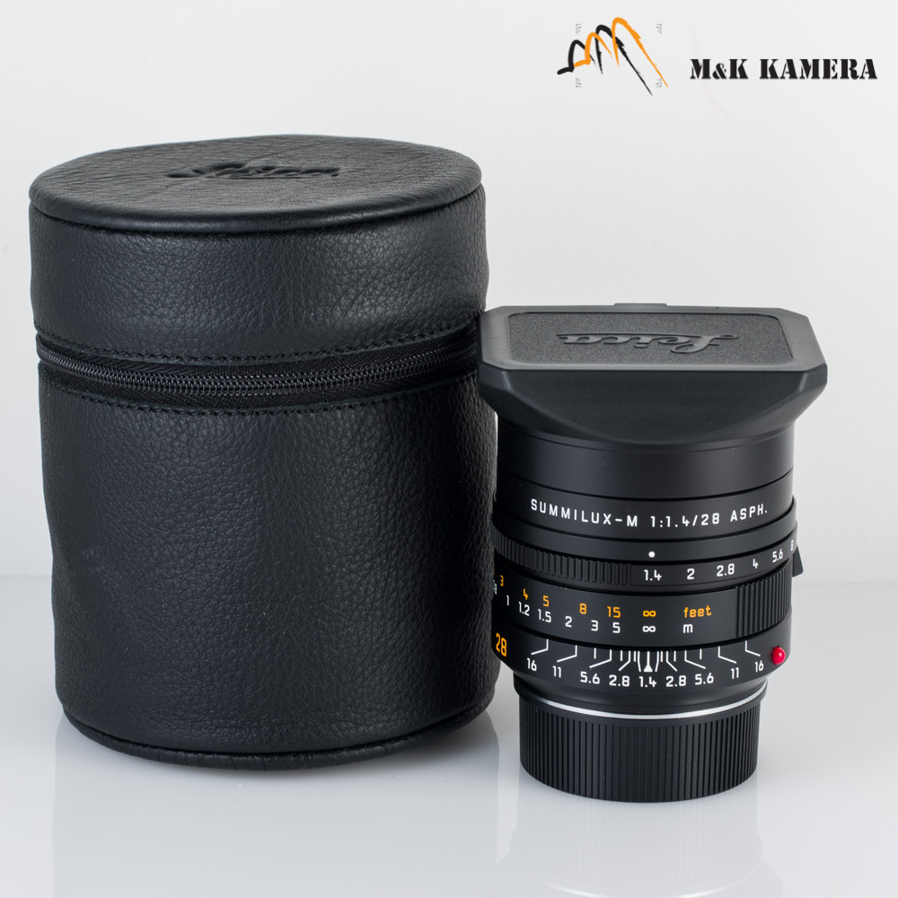 Leica Summilux-M 28mm/F1.4 ASPH 11668 Black Lens Germany #668 - M