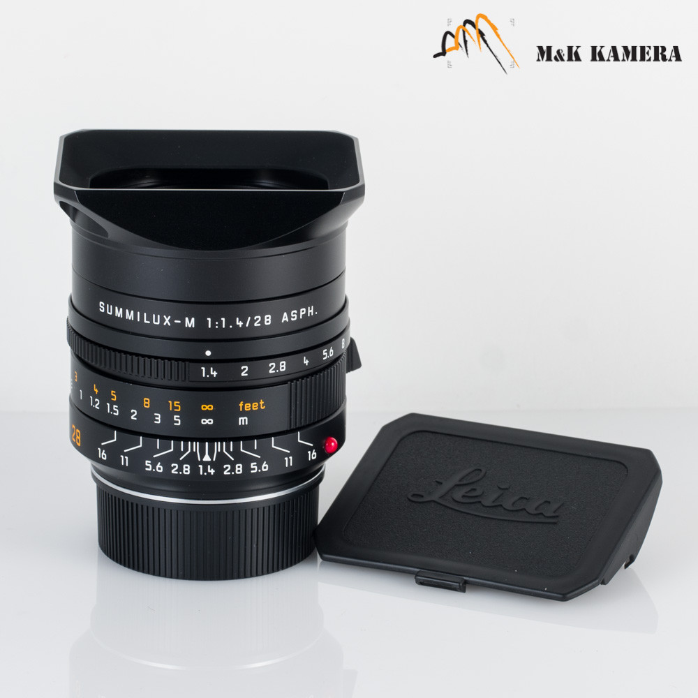 Leica Summilux-M 28mm/F1.4 ASPH 11668 Black Lens Germany #668 - M
