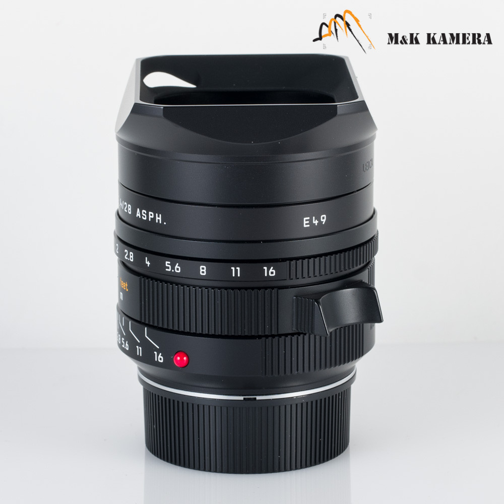 Leica Summilux-M 28mm/F1.4 ASPH 11668 Black Lens Germany #668 - M