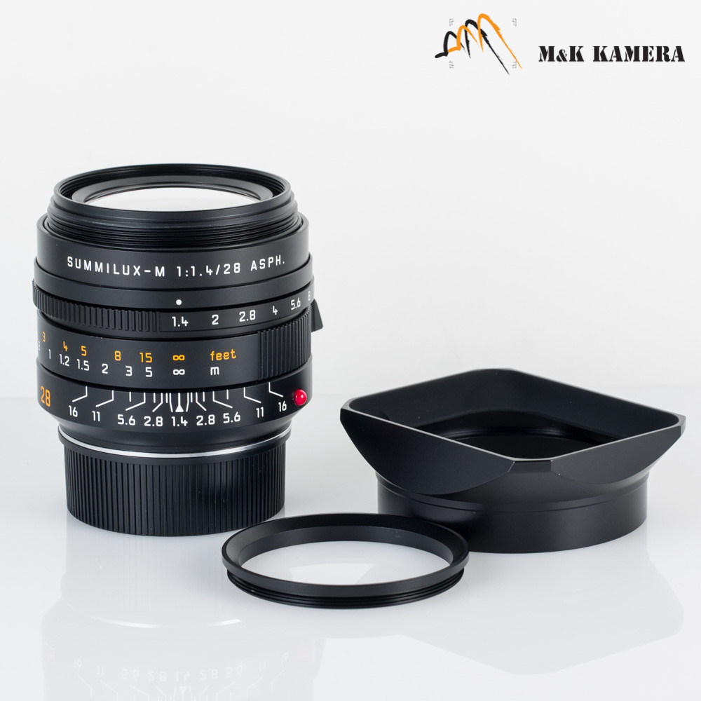 Leica Summilux-M 28mm/F1.4 ASPH 11668 Black Lens Germany #668 - M