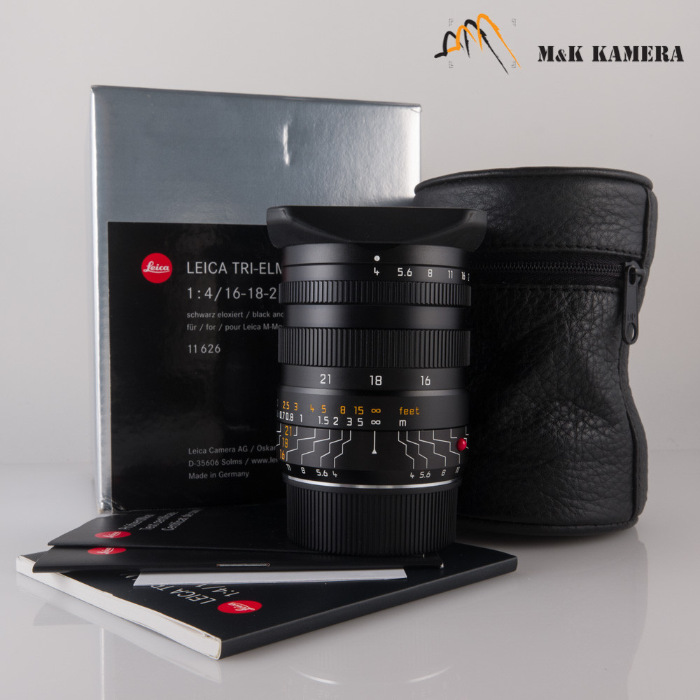 Leica Tri-Elmar-M 16-18-21mm/F4.0 ASPH Lens Germany #626 - M & K