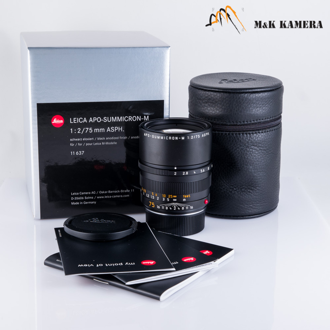 Leica APO-Summicron-M 75mm/F2.0 ASPH Lens Germany #637 - M & K