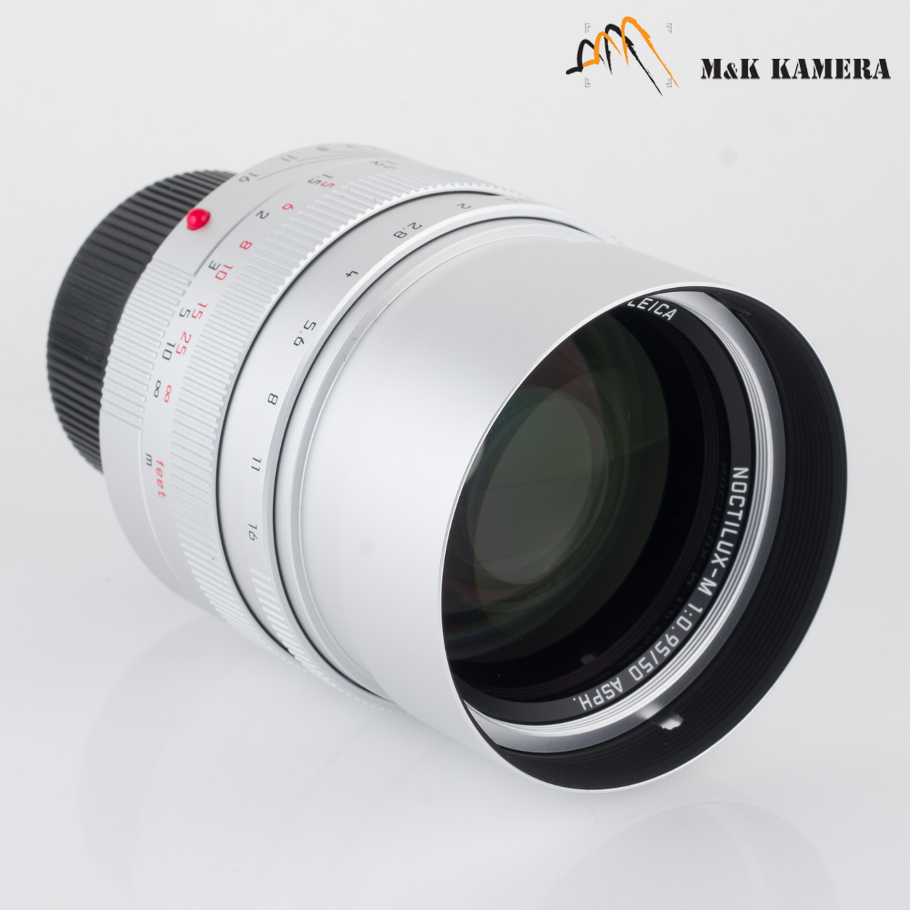 Leica Noctilux-M 50mm F/0.95 ASPH 11667 Silver Lens Germany #667
