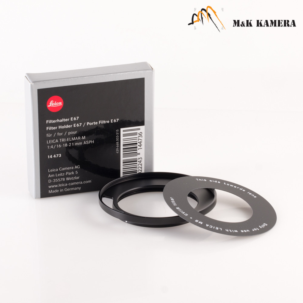 Leica Filter Holder 14473 E67 for 16-18-21/4.0 Asph #473 - M & K