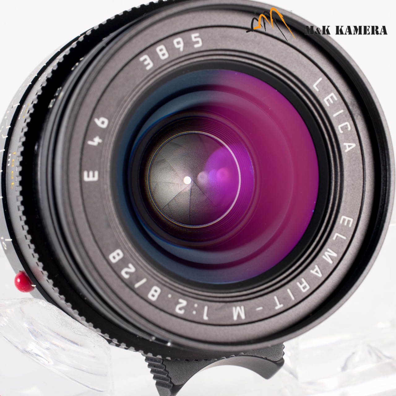 LEICA ライカ ELMARIT-M 28mm f2.8 エルマリート E46 ライカ エルマリート M 28mm F2.8 E46 元箱、フード。ケース付