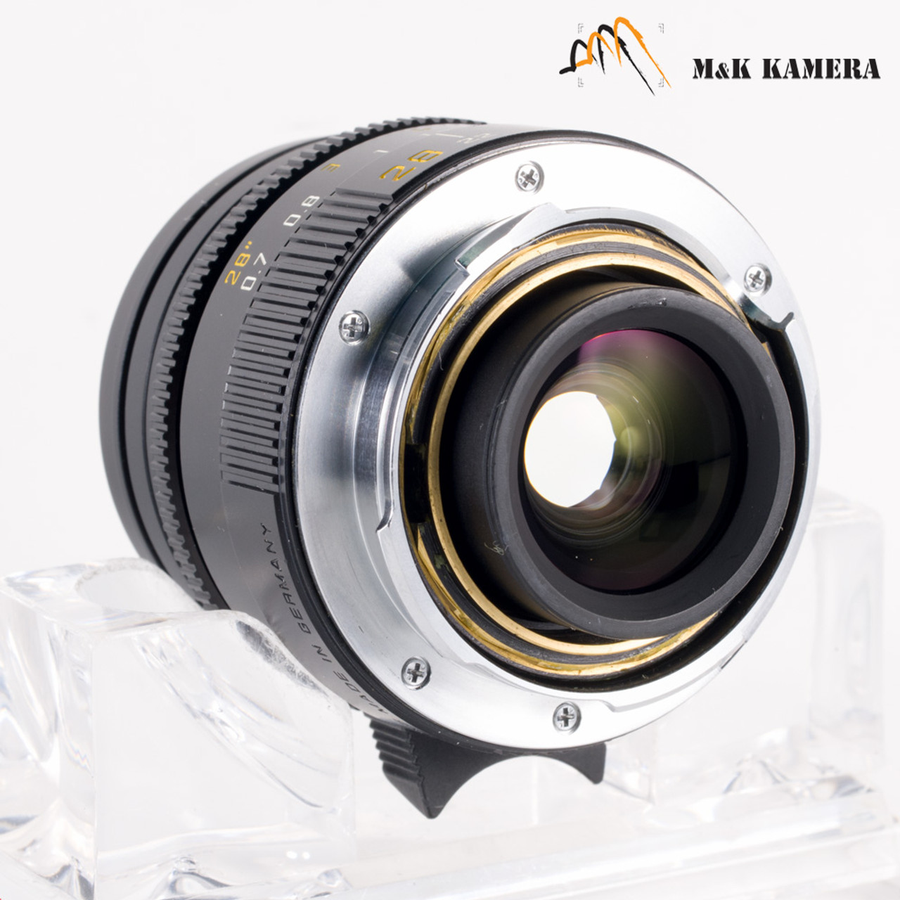 LEICA ライカ ELMARIT-M 28mm f2.8 エルマリート E46 ライカ エルマリート M 28mm F2.8 E46 元箱、フード。ケース付