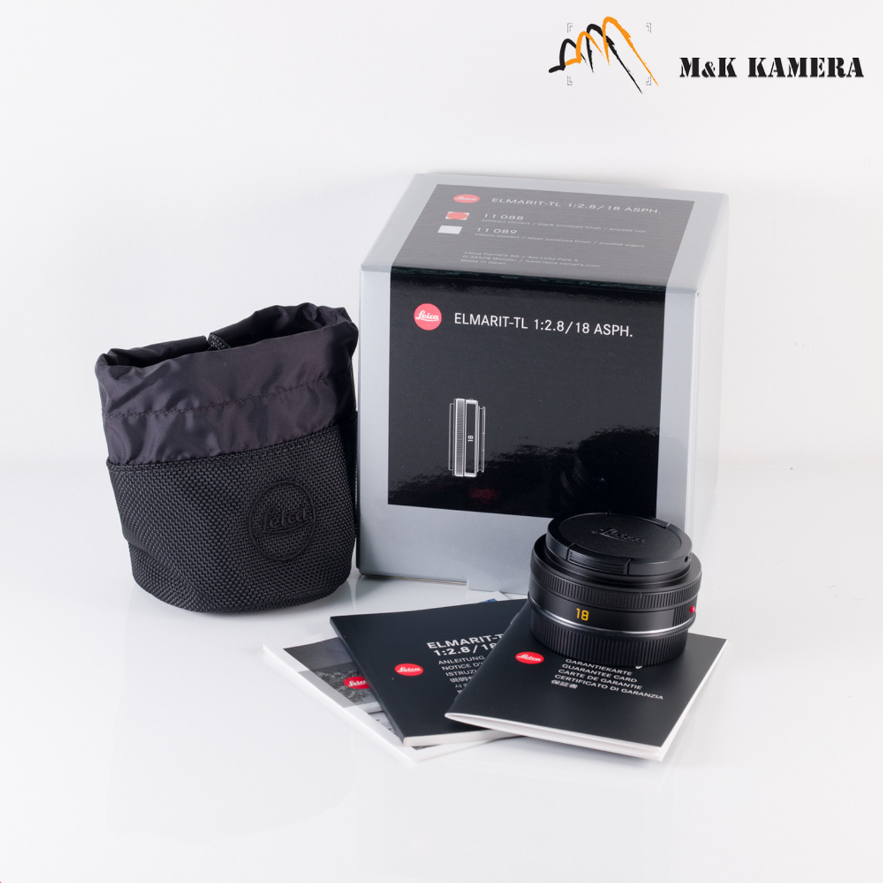 Leica Elmarit-TL 18mm/F2.8 E39 ASPH Black Lens Japan #088