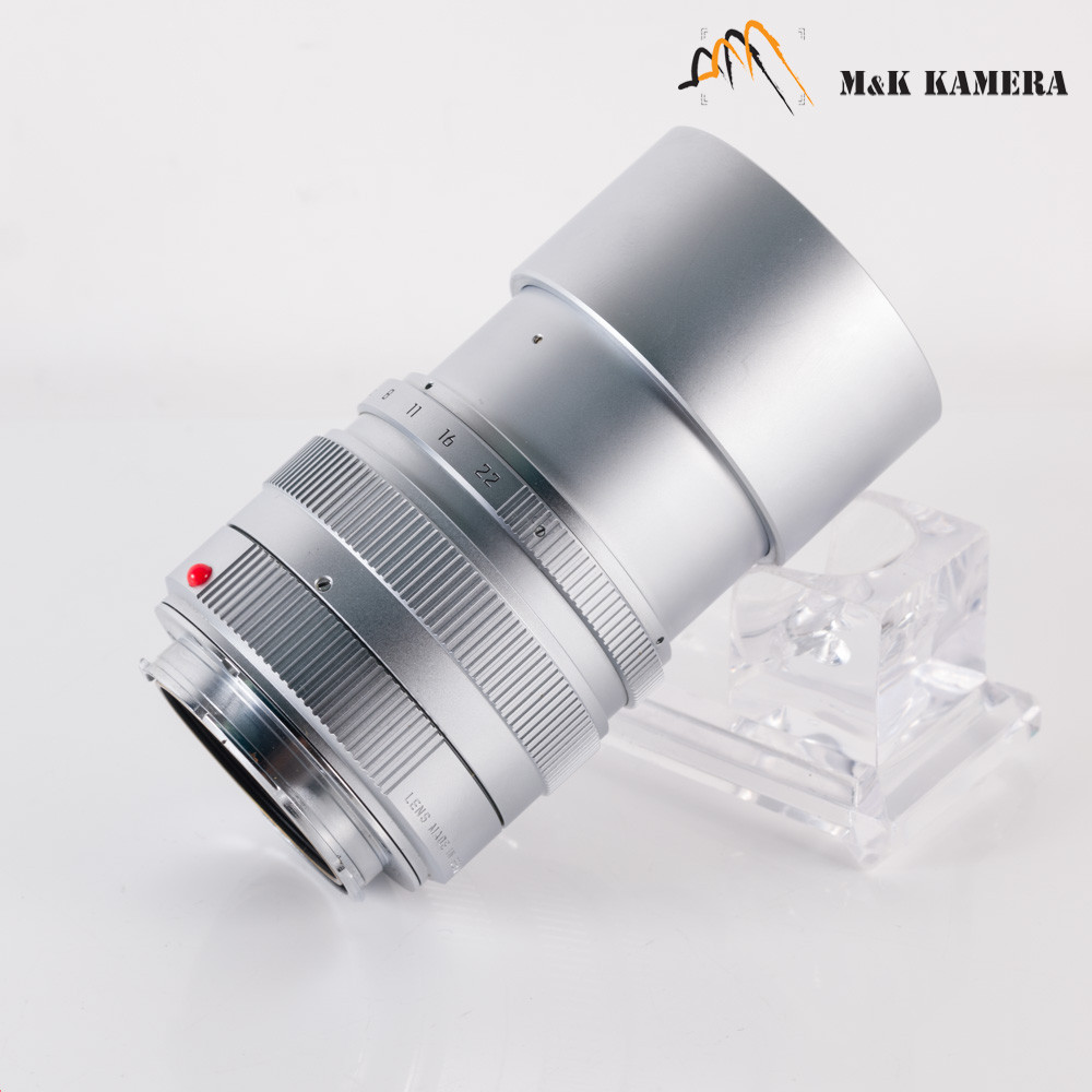 Leica Elmarit-M 90mm/F2.8 E46 Ver.II V2 Silver Lens Yr.1996