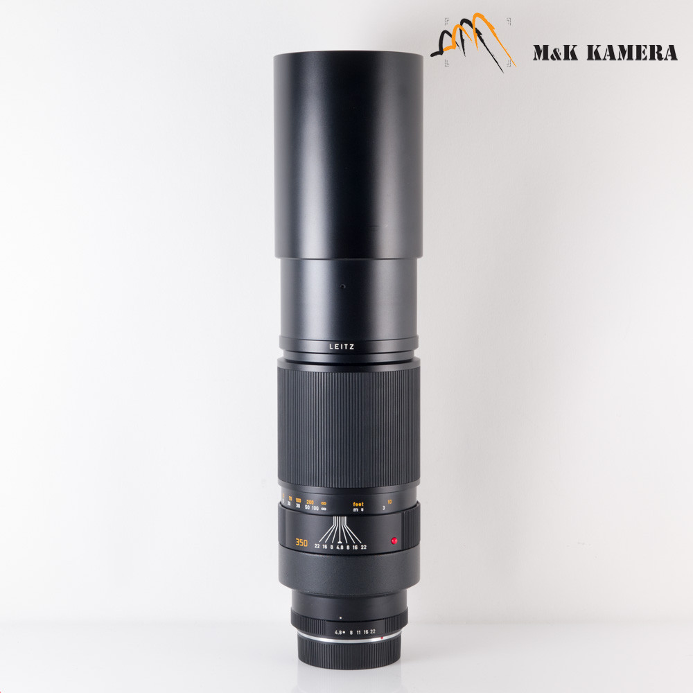 LEITZ Leica Telyt-R 350mm/F4.8 E77 Black Lens Yr.1983 Germany #432