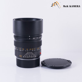 Leica Summicron-M 90mm F/2.0 E55 Pre-Asph/ Ver.II Black Boxed