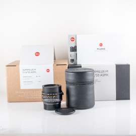 Leica Summilux-M 35mm F/1.4 ASPH/ FLE Black 11663 boxed 11663