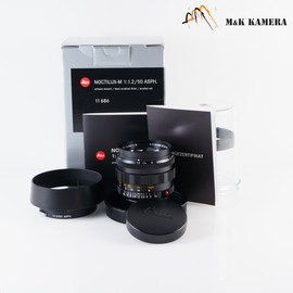 Leica Noctilux-M 50mm F/1.2 ASPH Black re-issue boxed 11686 #69944