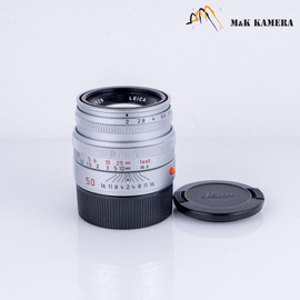 Leica Summicron-M 50mm F/2.0 V Silver Lens Yr.1998 Germany 11816 #22801