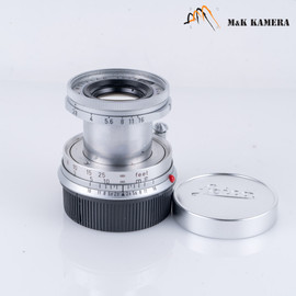 LEITZ Leica Elmar M 50mm F/2.8 Ver.I Silver Lens Yr.1961 Germany #22937