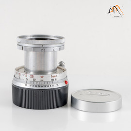 LEITZ Leica Elmar M 50mm/F2.8 Ver.I Silver Lens Yr.1960 Germany