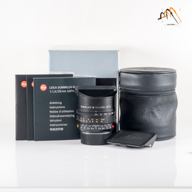 Leica Summilux-M 28mm F/1.4 ASPH 11668 Black Lens Germany 11668 #11421 Leica Summilux-M 28mm F/1.4 ASPH 11668 Black Lens Germany 11668 #11421