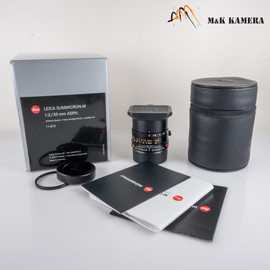 Leica Summicron-M 35mm F/2.0 E39 ASPH Ver.II 11673 Black Lens Germany 11673 #11454