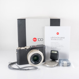 Brand New Leica D-Lux 8 100 Years Limited Edition Black Digital Camera #19197