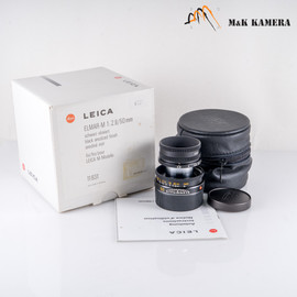 Leica Elmar-M 50mm F/2.8 Ver.II Black Lens Yr.2001 Germany 11831 #23637
