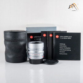 Leica Summilux-M 50mm F/1.4 E46 ASPH Silver Lens Germany 11892 #23658