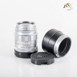 LEITZ Leica Tele-Elmarit M 90mm F/2.8 Ver.I V.1/ Fat Silver Lens Yr.1964 #11607