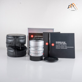 Leica Summilux-M 50mm F/1.4 E46 ASPH Silver Lens Germany 11892 #88636