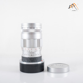 Leica Elmar L39 90mm F/4.0 Ver.II V2/ 3 Elements Silver Lens Yr.1962 LTM L39 #23733