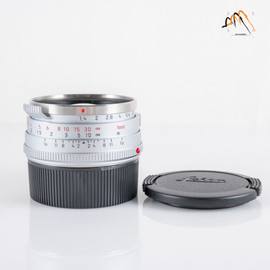 Leica Summilux-M 35mm F/1.4 E46 Steel Rim 2022 Silver Lens Germany 11301 #11737