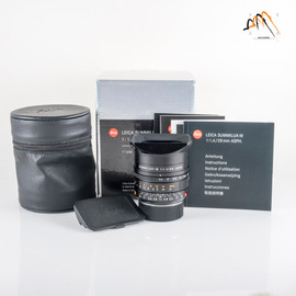 Leica Summilux-M 28mm F/1.4 ASPH 11668 Black Lens Germany 11668 #11807