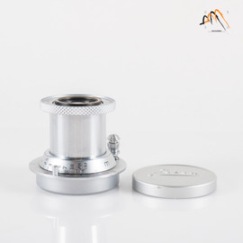 LEITZ Leica Elmar L39 50mm F/3.5 Red Scale Lens Yr.1955 LTM Germany #11787