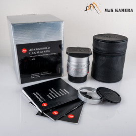 Leica Summilux-M 35mm F/1.4 ASPH/ FLE Silver Lens Germany 11675 #11813