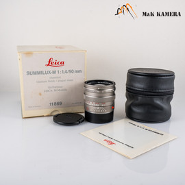 Leica Summilux-M 50mm F/1.4 Pre-A Titanium Boxed 11869 #11835