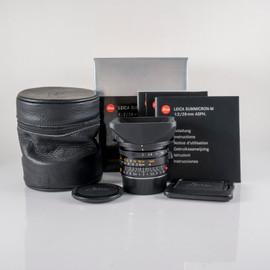 Leica Summicron-M 28mm F/2.0 ASPH Black 6bit boxed 11604 #23826