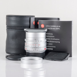 Leica Summilux-M 35mm F/1.4 ASPH/ FLE Silver Lens Germany 11675 #11899