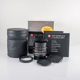 Leica Summilux-M 35mm F/1.4 ASPH/ FLE Black Lens Germany 11663 #11949