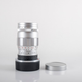 LEITZ Leica Elmar M 90mm F/4.0 Silver Lens Yr.1965 Germany #23857