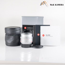 Leica Summilux-M 35mm F/1.4 E46 ASPH/ FLE II Silver Lens Germany 11727 #23876