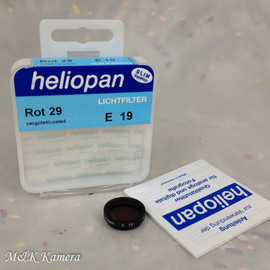 Heliopan 19mm Red Rot 29 Filter #636