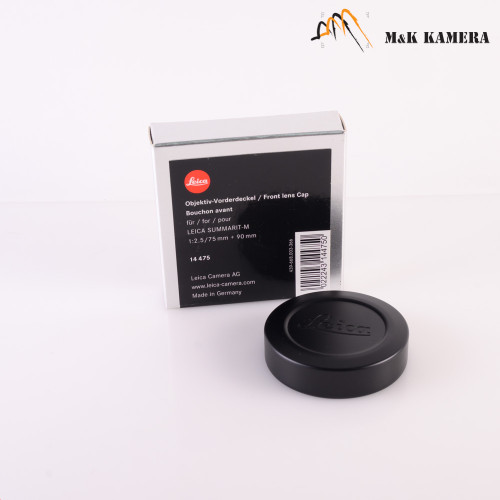 Leica Metal Lens Cap Black for 75mm & 90mm f/2.5 M Lens #238